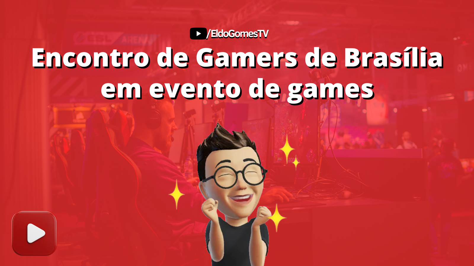 Encontro de Gamers de Brasília em evento de jogos eletrônicos