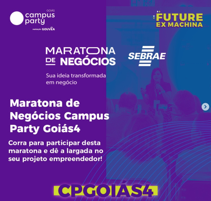 Campus Party Goiás 2024: Maratona de Negócios do Sebrae A Campus Party Goiás 2024 receberá a Maratona de Negócios, uma iniciativa em parceria com o Sebrae, que oferece uma oportunidade única para transformar ideias inovadoras em negócios reais. O evento acontecerá de 27 de novembro a 1º de dezembro no Passeio das Águas Shopping, em Goiânia, e promete três dias de intensa prática no empreendedorismo. Durante a maratona, os participantes terão acesso a workshops e mentorias que se concentram na criação e desenvolvimento de projetos personalizados. Essa é uma chance imperdível para quem deseja aprimorar suas habilidades e levar suas ideias ao próximo nível. As inscrições para a Maratona de Negócios estão abertas. Para mais informações e para garantir sua participação, acesse o link na bio. Não perca a oportunidade de contribuições seu projeto na Campus Party Goiás 2024!
