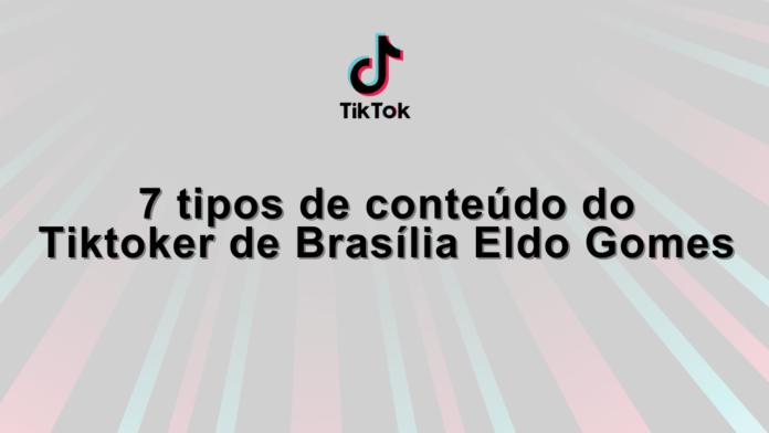 7 Tipos de Conteúdo que Fazem do Eldo Gomes um dos Maiores Influenciadores de Brasília Você já conhece o Eldo Gomes? O jornalista e criador de conteúdo brasiliense (@EldoGomesDF no TikTok) tem conquistado cada vez mais seguidores com seus vídeos divertidos e informativos. Mas você sabe de tudo o que ele aborda em seu perfil? Separamos 7 tipos de conteúdo que fazem do Eldo Gomes um dos maiores influenciadores de Brasília: O que fazer em Brasília: Eldo é um verdadeiro guia da capital federal, mostrando os melhores lugares para visitar, restaurantes, eventos e muito mais. Games: Gamer de coração, o influenciador compartilha suas aventuras nos games mais populares, além de dar dicas e reviews. Eventos: Se tem um evento bacana rolando em Brasília, com certeza o Eldo estará lá para te contar tudo sobre. Dicas de saúde: O criador de conteúdo também aborda temas como saúde, como o uso do Mounjaro e a estética do sorriso, sempre com informações relevantes e confiáveis. Criação de conteúdo: Para quem quer seguir os passos de Eldo, ele compartilha dicas e truques sobre criação de conteúdo para as redes sociais. Bastidores do programa e vídeocast Papo com Eldo: Os fãs do Eldo podem acompanhar os bastidores do seu programa e do vídeocast Papo com Eldo, onde ele conversa com diversas personalidades. #ViagensDoEldo: Nesse quadro, Eldo explora o Brasil e mostra para seus seguidores as belezas de cada lugar que visita. Com tanto conteúdo diverso e de qualidade, não é à toa que o Eldo Gomes é um dos maiores influenciadores de Brasília. Se você ainda não o segue, corre lá no TikTok e confira os vídeos dele!