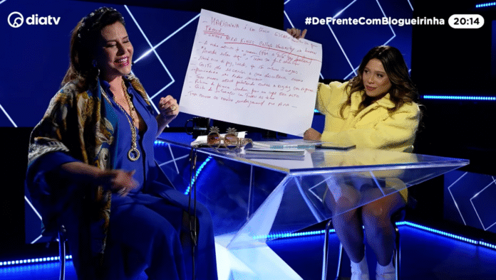 Narcisa Tamborindeguy no De Frente com Blogueirinha ao vivo