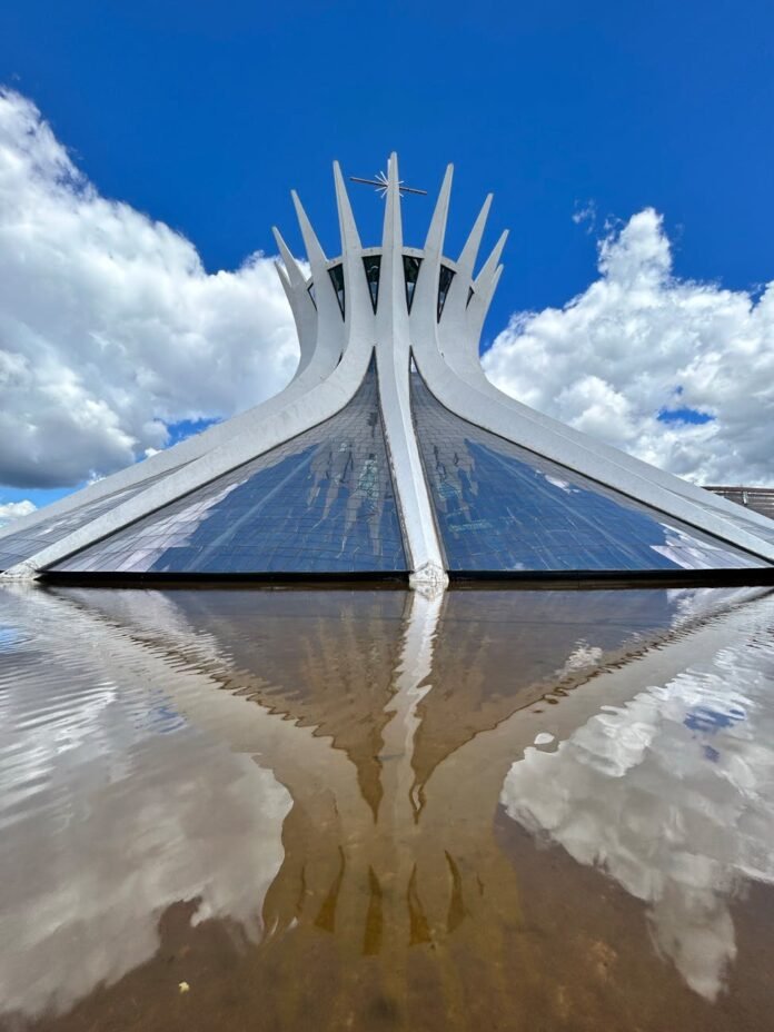stunning view of brasilia cathedral s unique design
