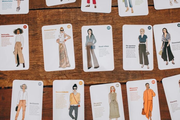 fashion ideas on cards