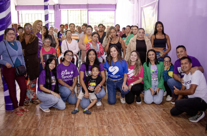 Ação social leva cestas básicas e orientação sobre saúde da mulher ao Sol Nascente