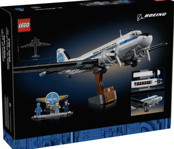 LEGO lança réplica do clássico Douglas DC-3 da PAN AM